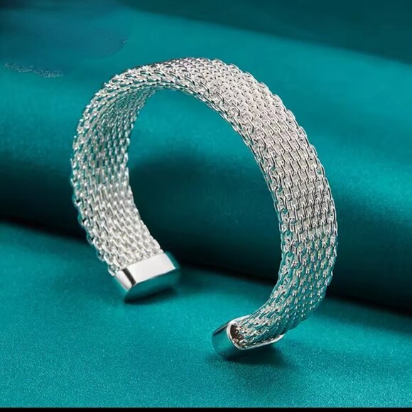 Woven Adjustable Cuff Bracelet #1435 - Picture 4 of 8